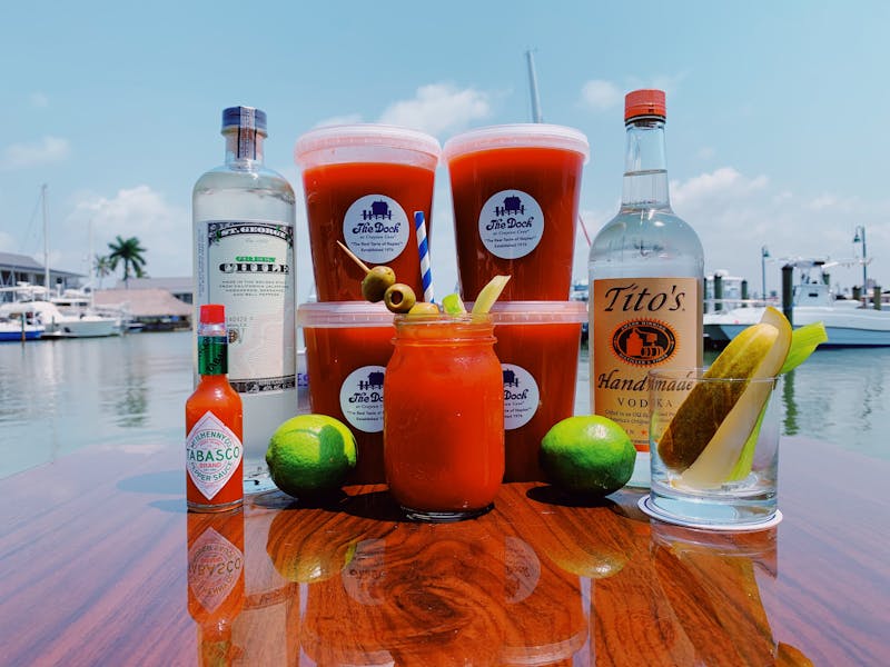Build Your Own Bloody Mary Bar The Dock in Naples, FL