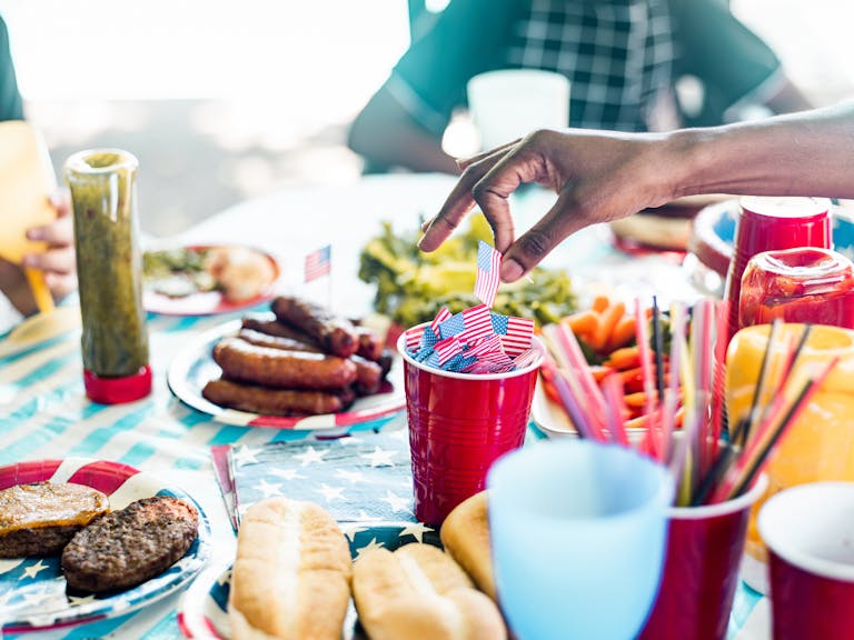 a close up of food on a table