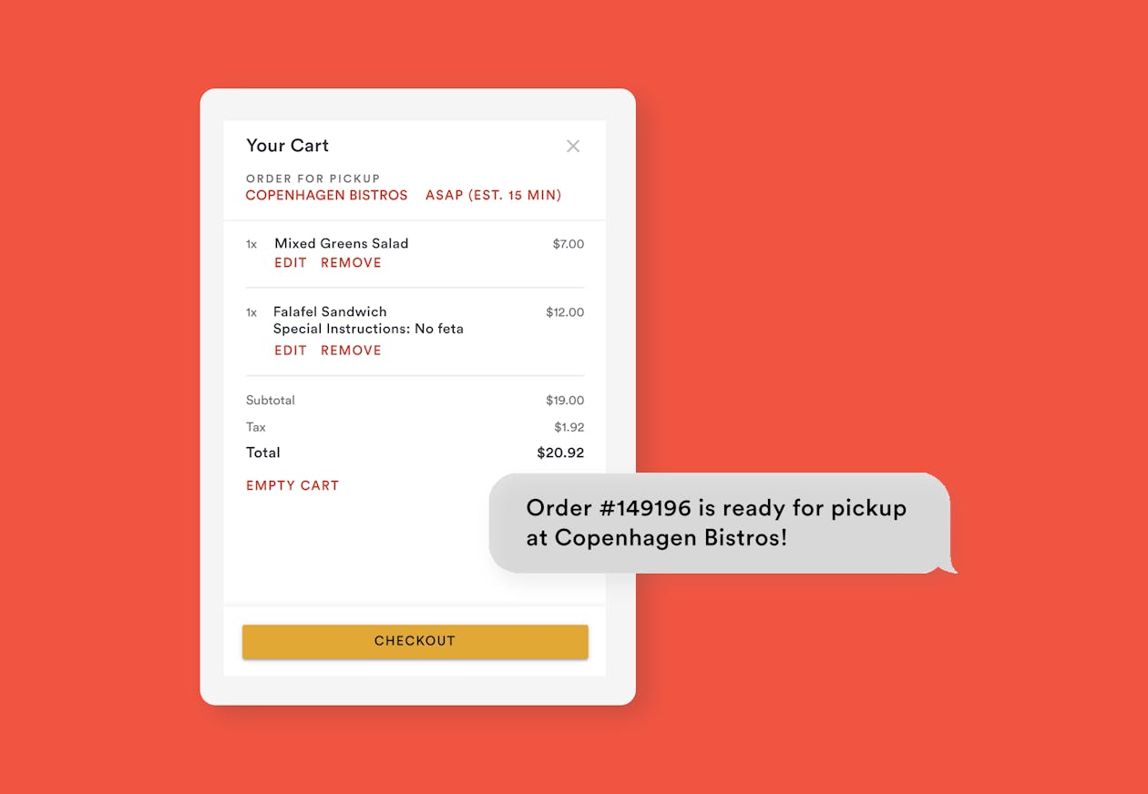 BentoBox online ordering checkout process