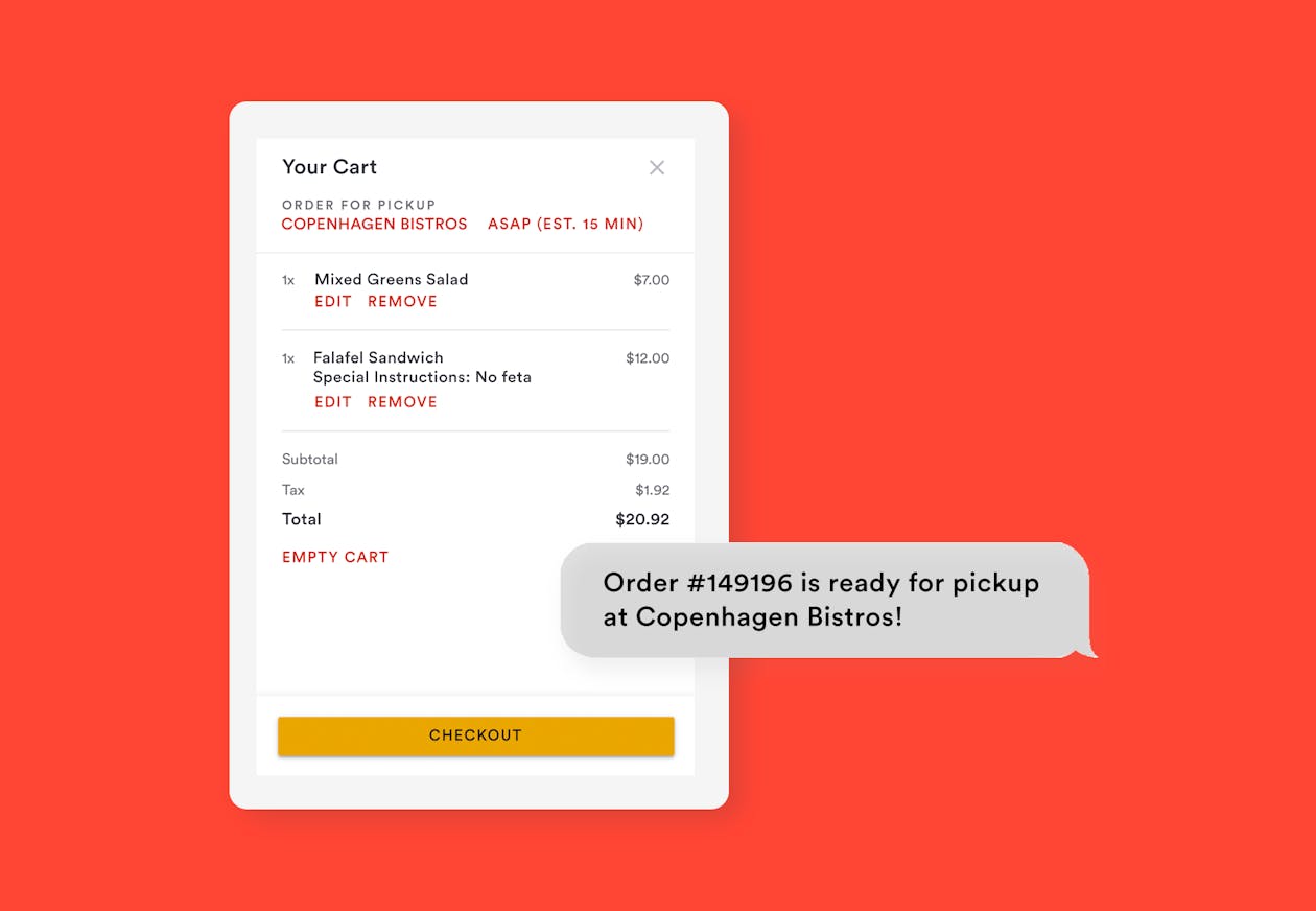 BentoBox online ordering checkout process