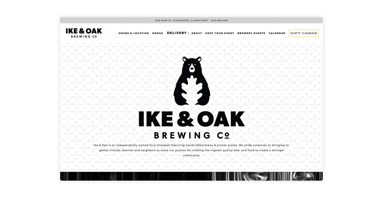 A screenshot of a brewing website.