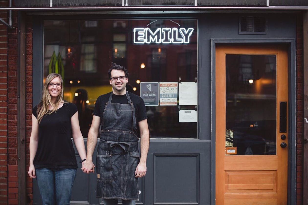 Matt and Emily Hyland, chef/owners of EMILY
