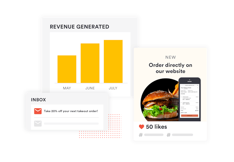 bento ordering social media and email promotions complimentary marketing support