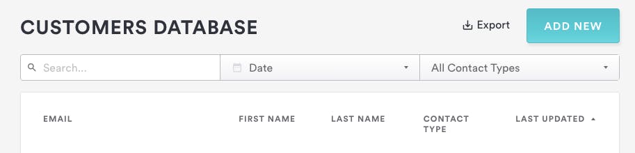 Exporting customer data from the BentoBox backend