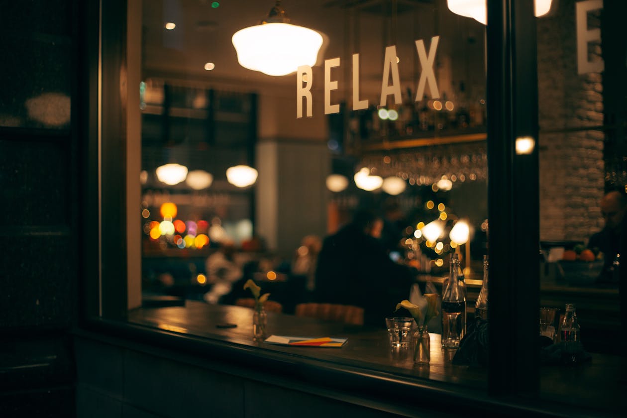 The window to a restaurant