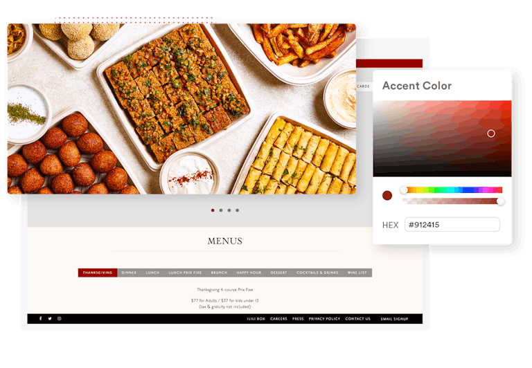 a composition of BentoBox design features