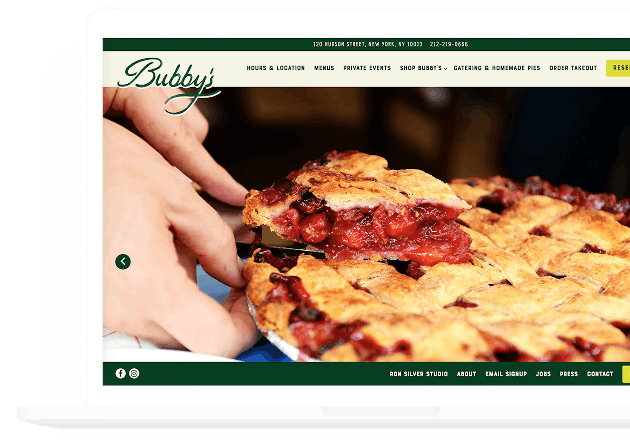 bubbys nyc website