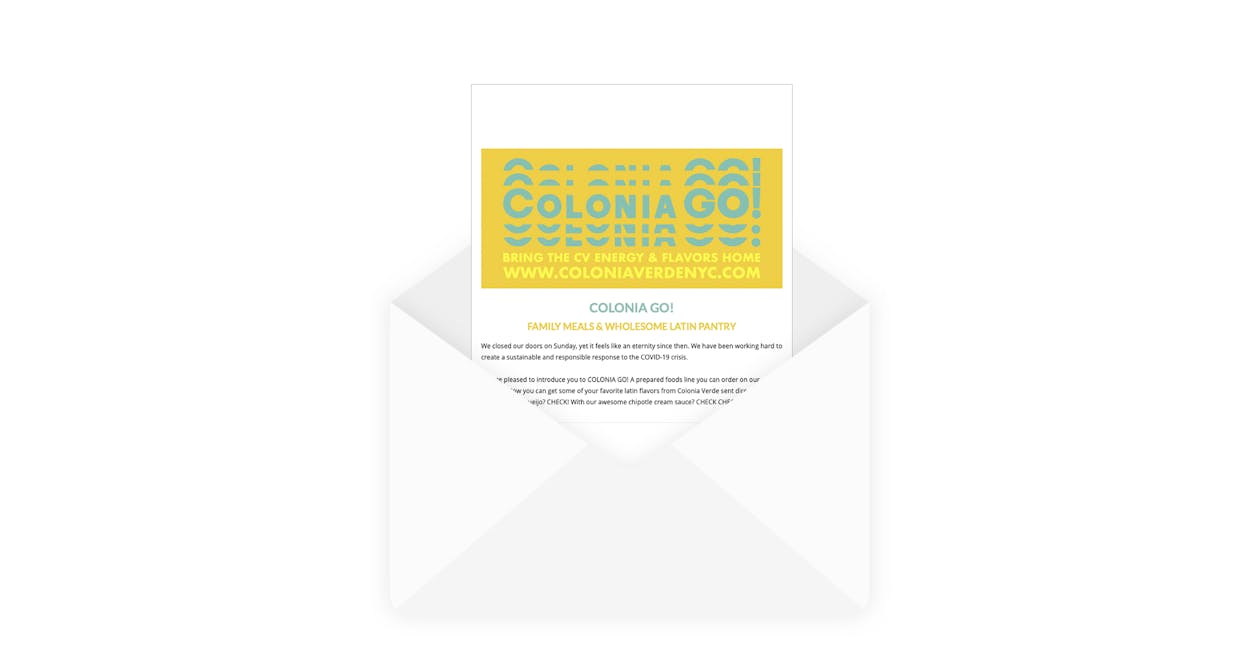 A graphic of an envelope
