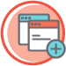 icon of two web browsers