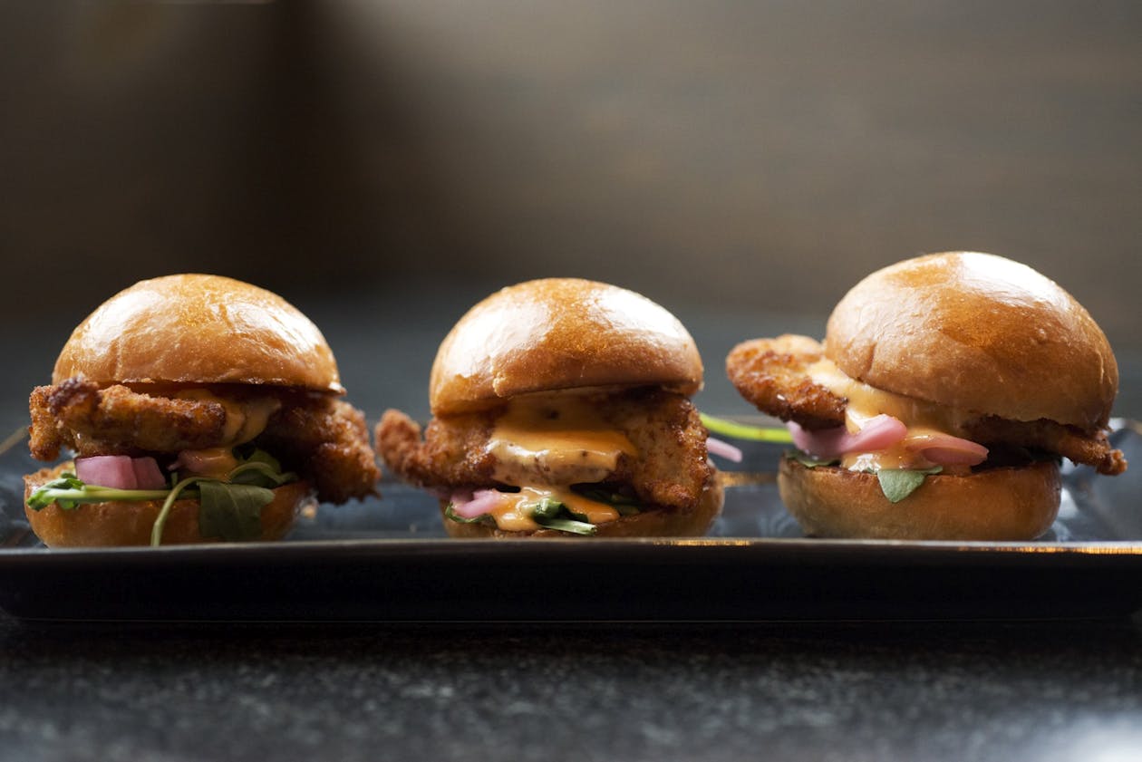 a sandwich sitting on top of a table