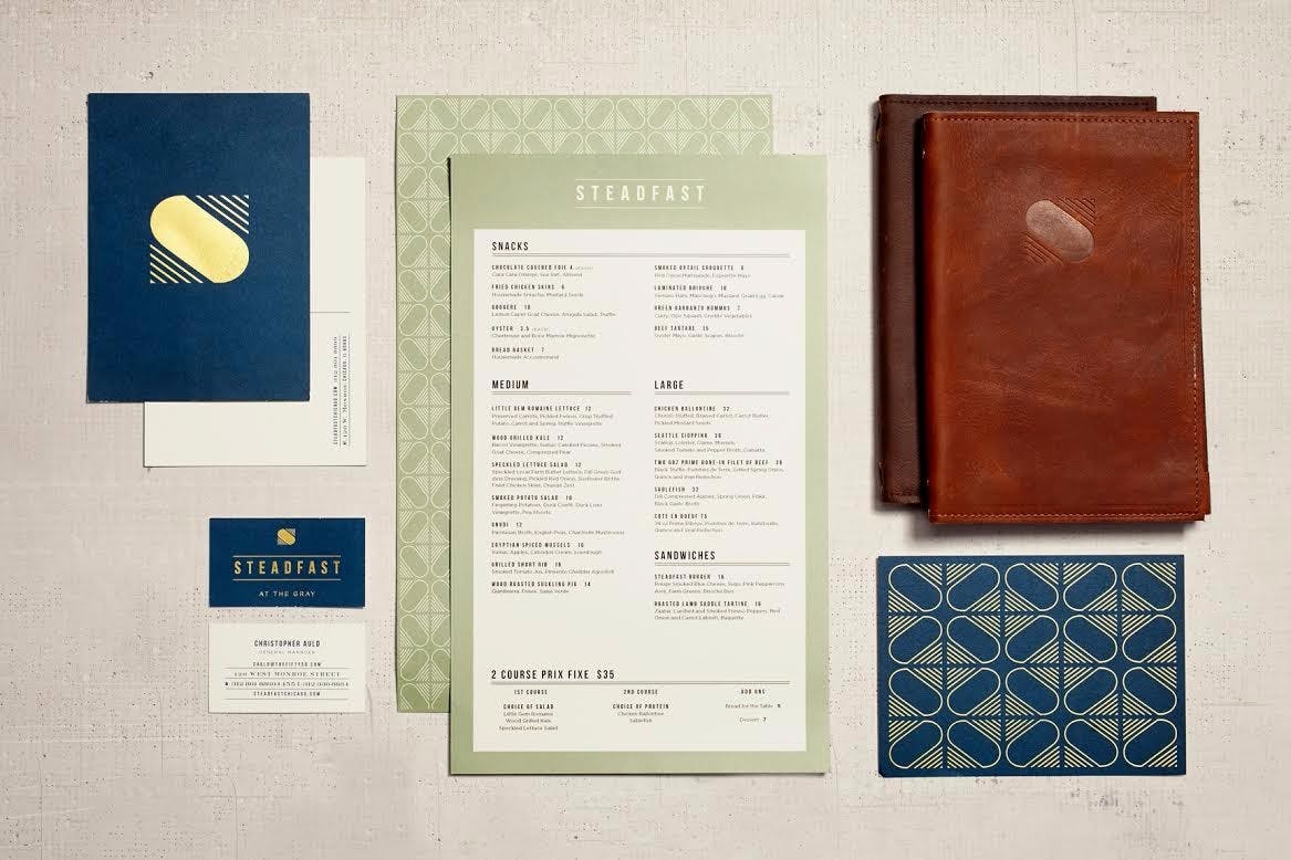 a close up of restaurant menus