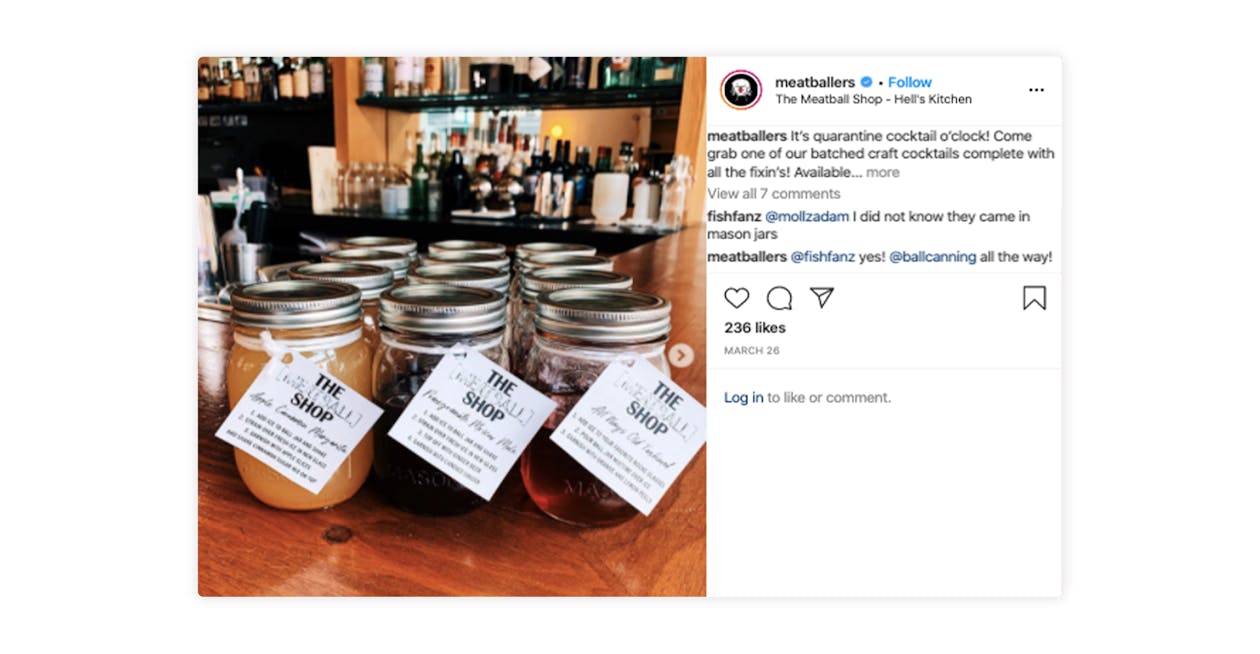 The Meatball Shop Instagram Account