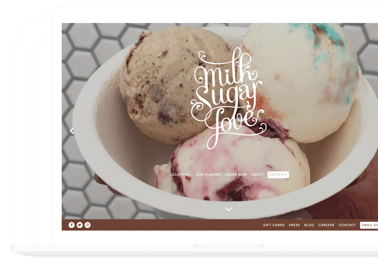 a screenshot of milk sugar love