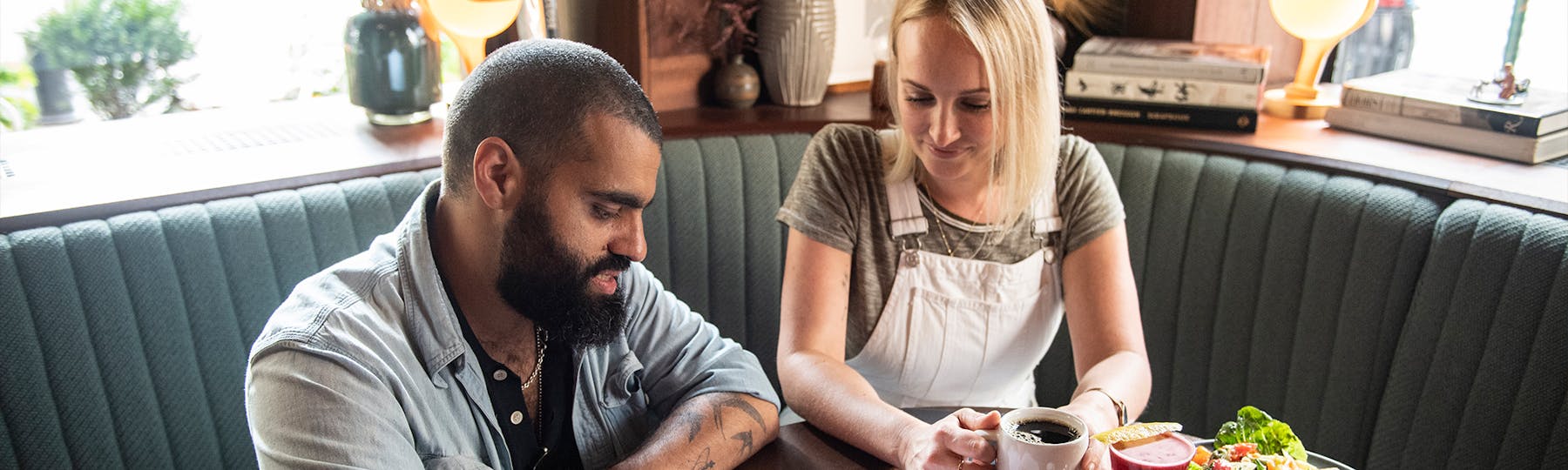 Customer working with BentoBox team member