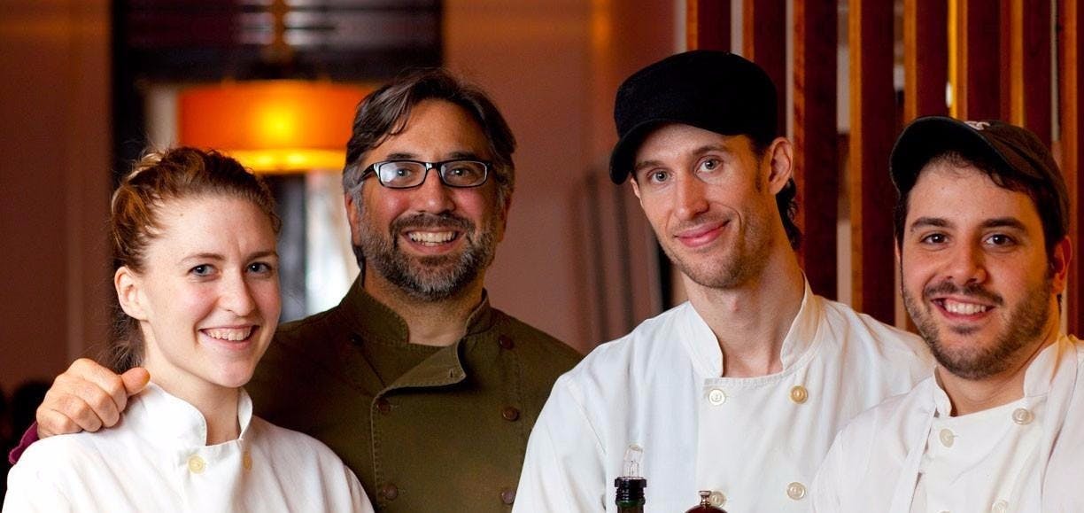 marco canora et al. posing for the camera
