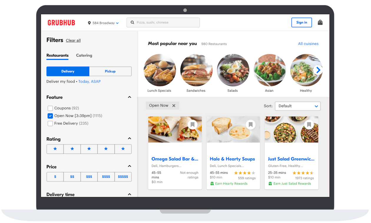 The Grubhub Marketplace