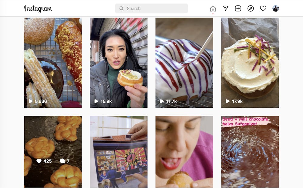 a bunch of different types of food