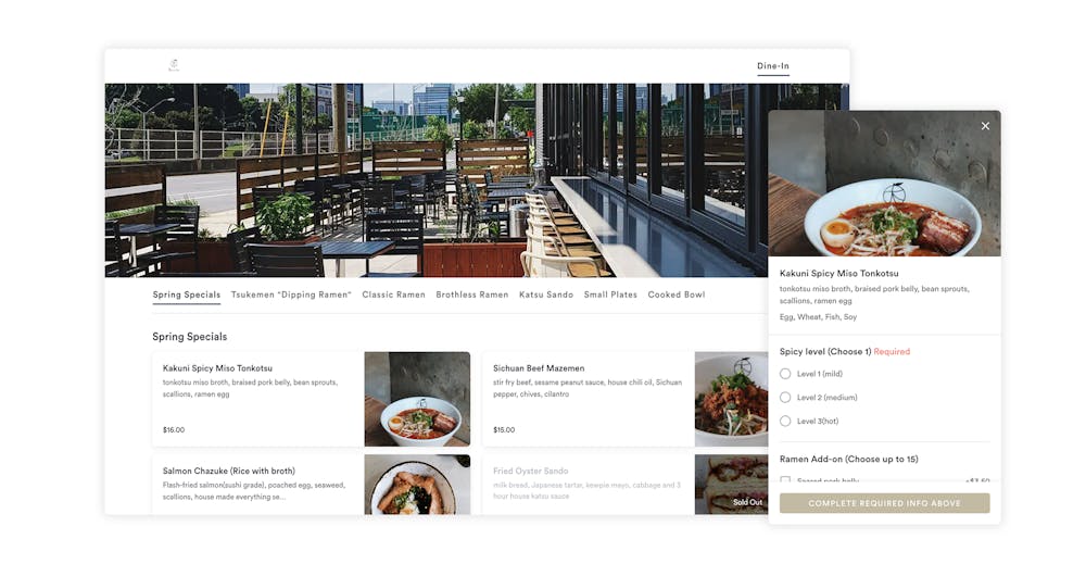 graphical user interface, website