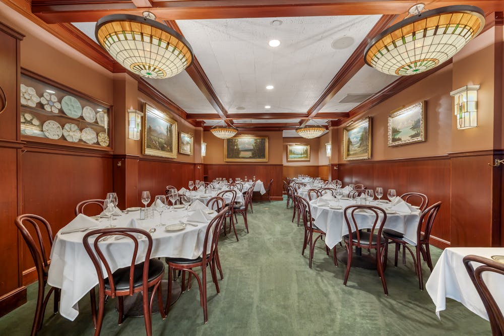 a dining room table