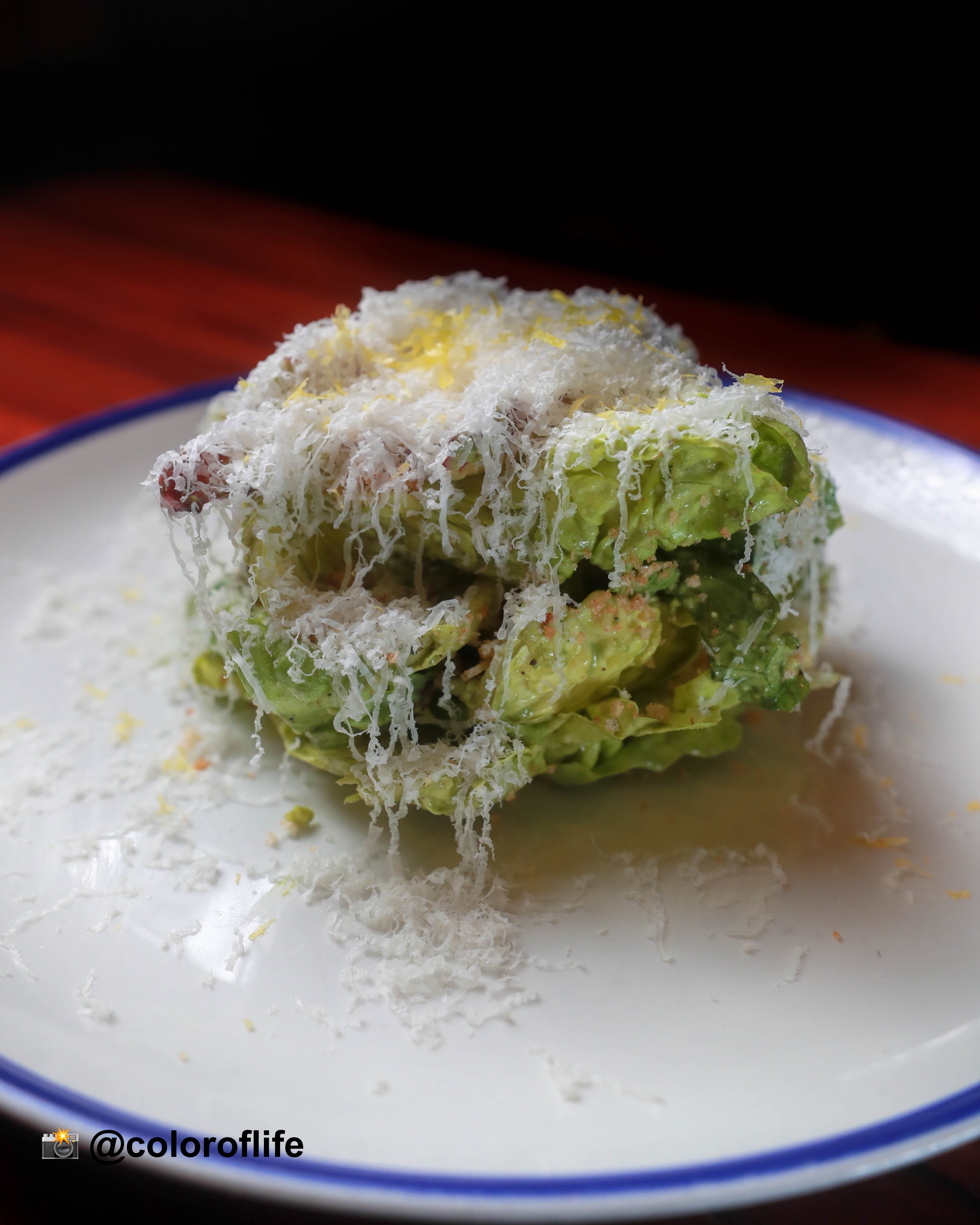 a close up of food on a plate
