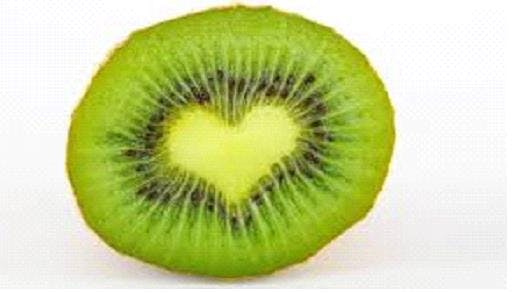 a close up of kiwi fruit