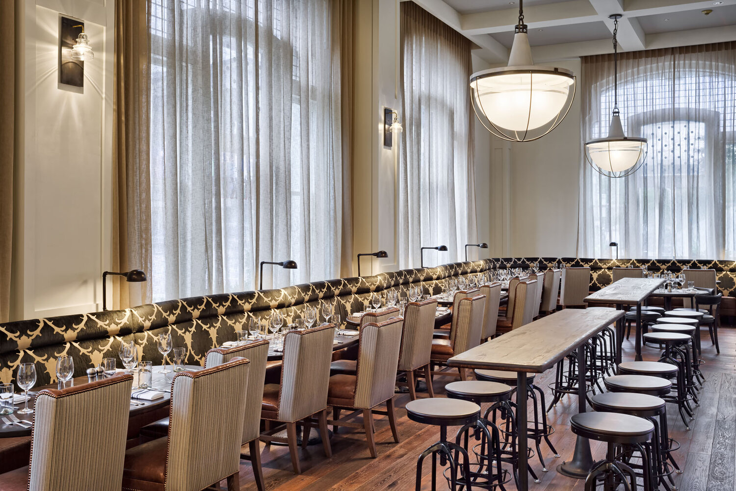 a dining room