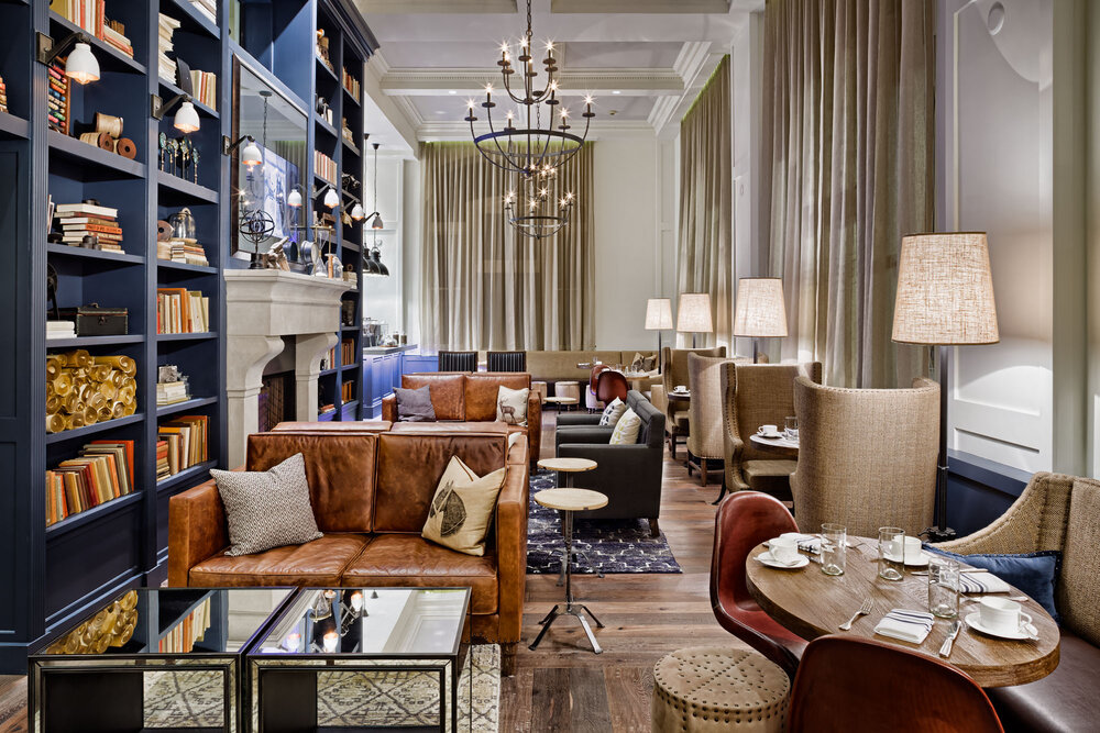a dining room