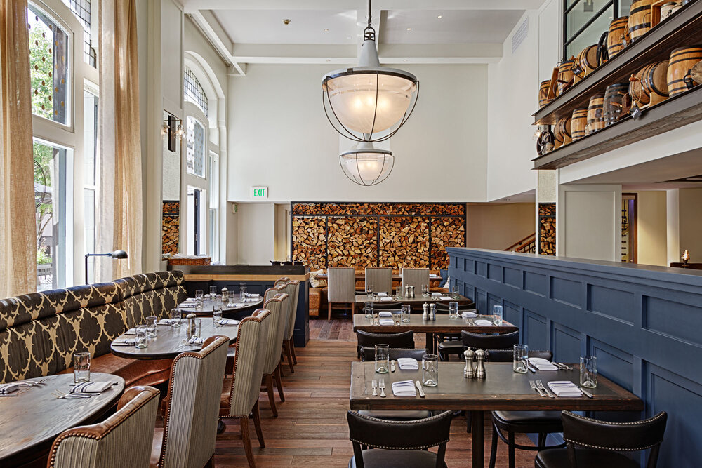 a dining room