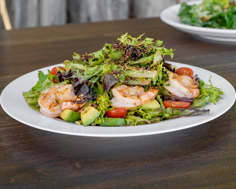 a plate of food on a table