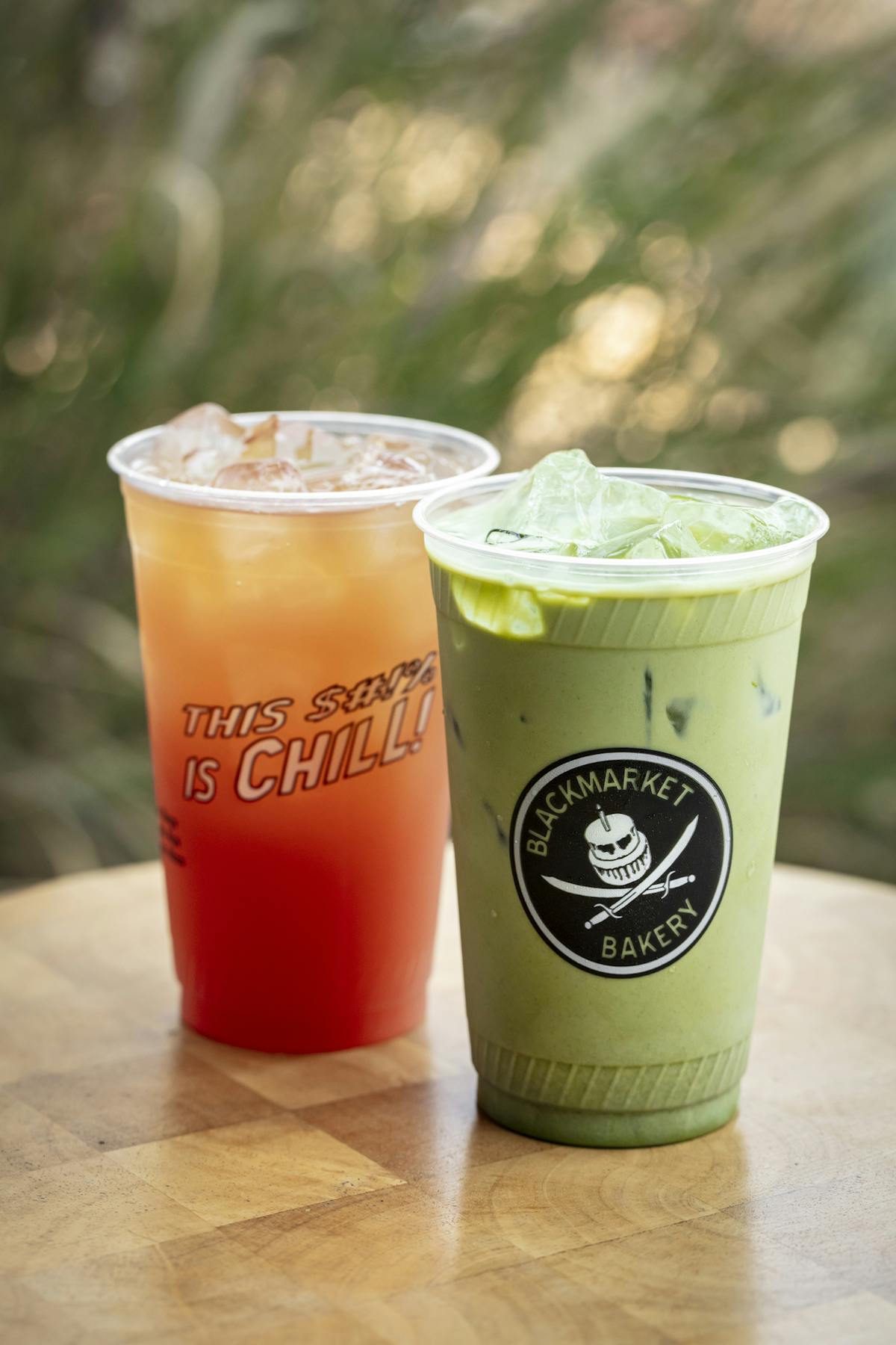 iced tea & iced matcha