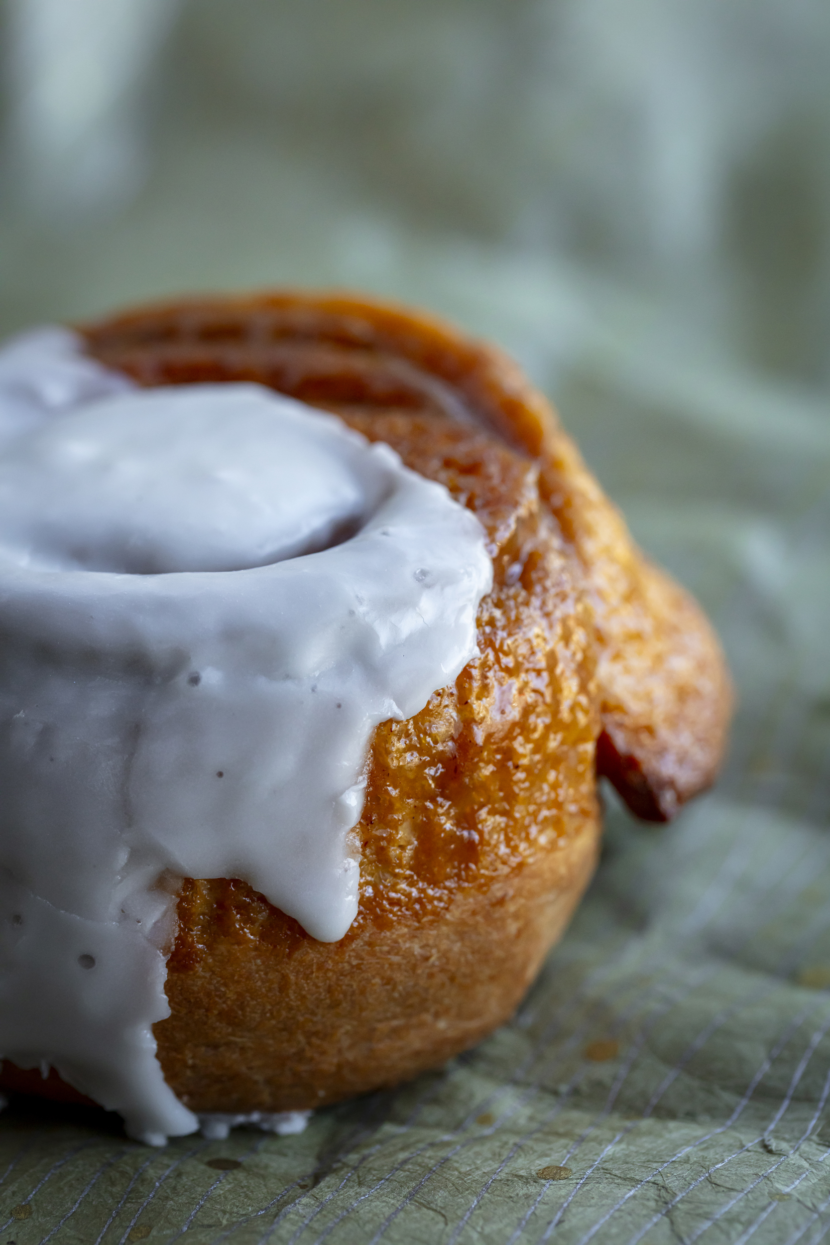 a close up of a piece of cake