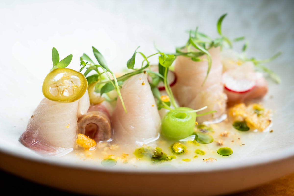 Hamachi Crudo
