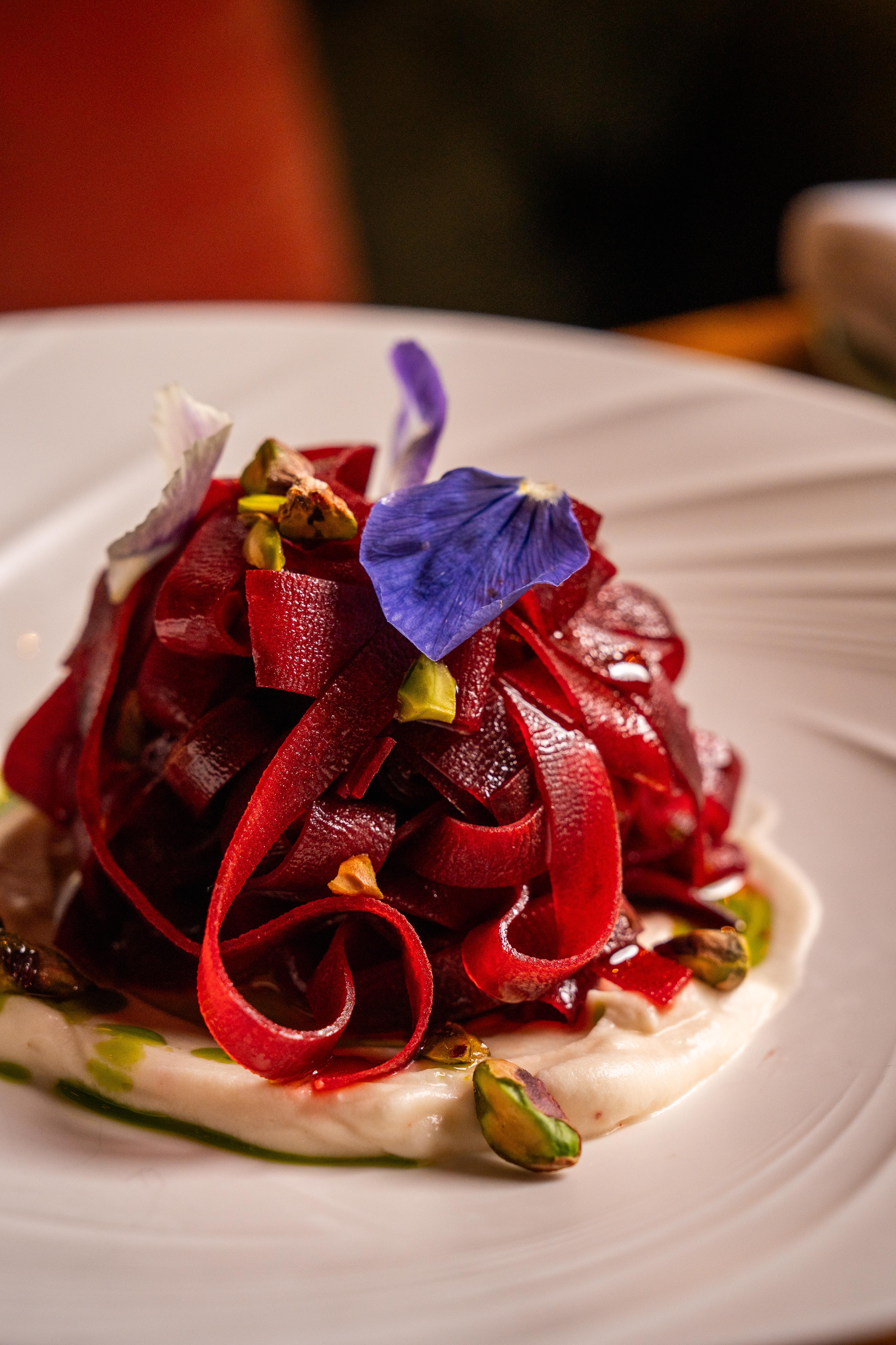 Beet Fettuccini