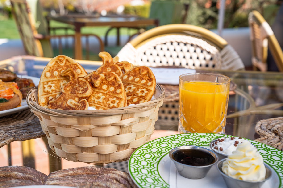 kids waffle basket