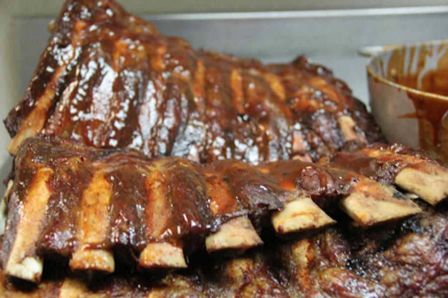 Big Beef Ribs Rack Big Al's Smokehouse BBQ BBQ Restaurant and