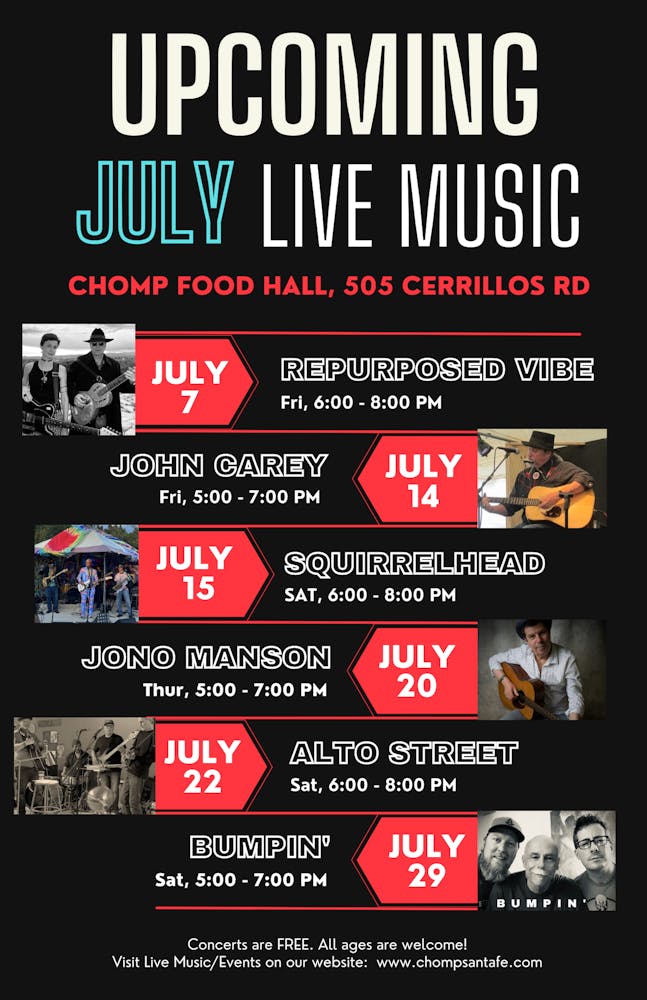 Events | Chomp Food Hall in Santa Fe, NM