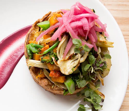 a sandwich and salad on a plate