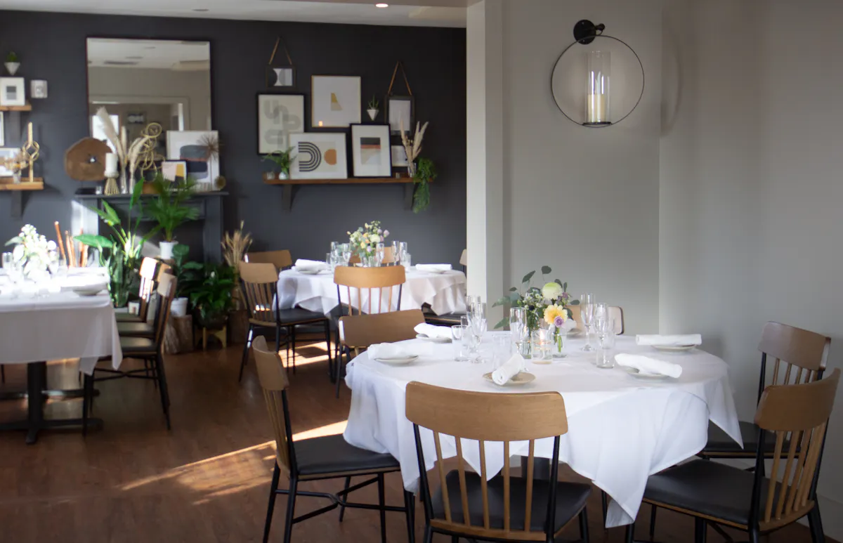 a dining room table
