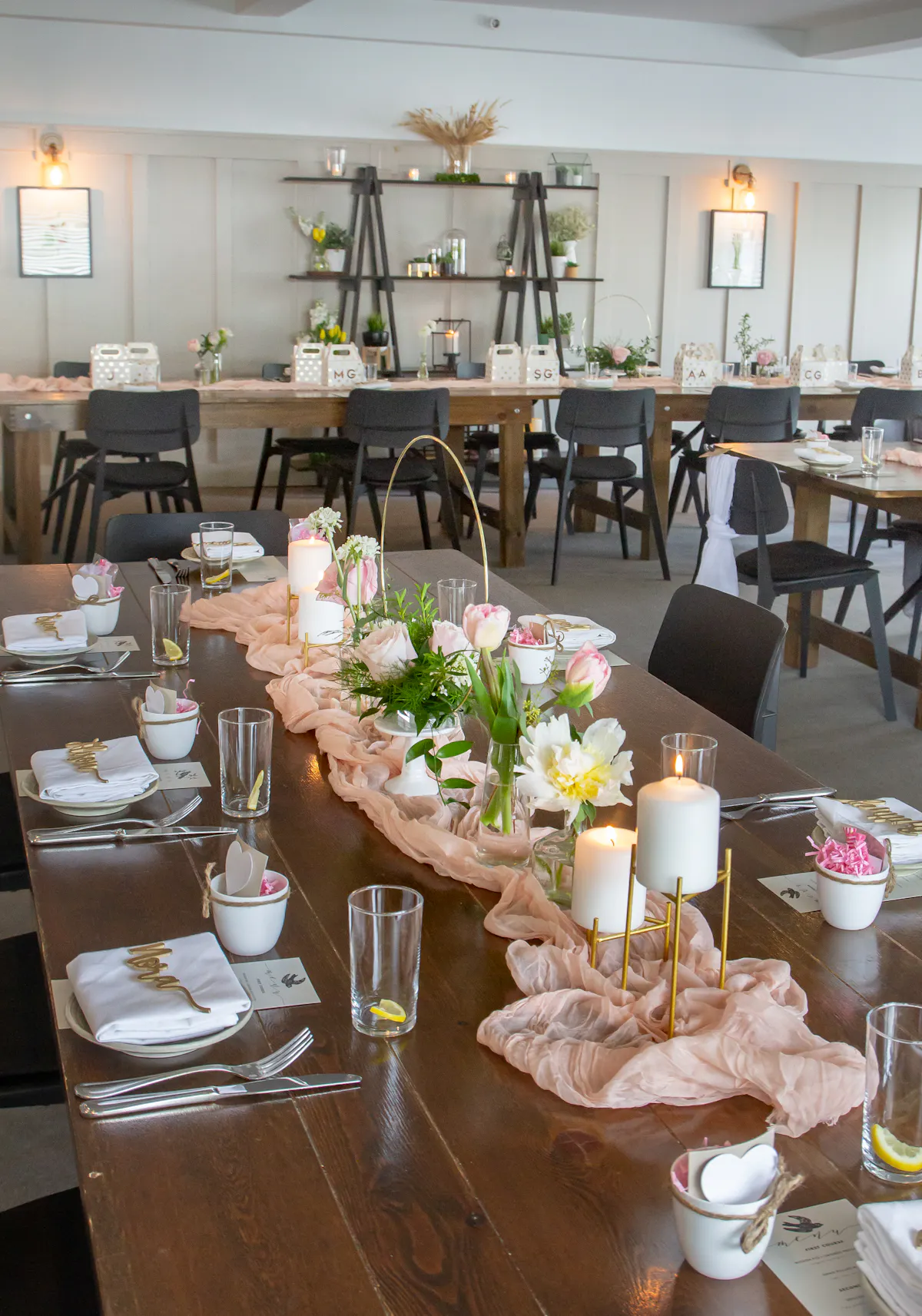 a dining room table