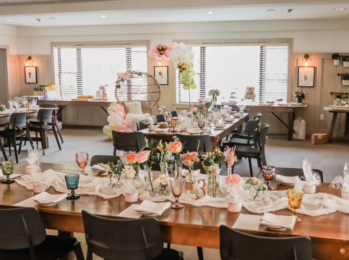 a dining room table