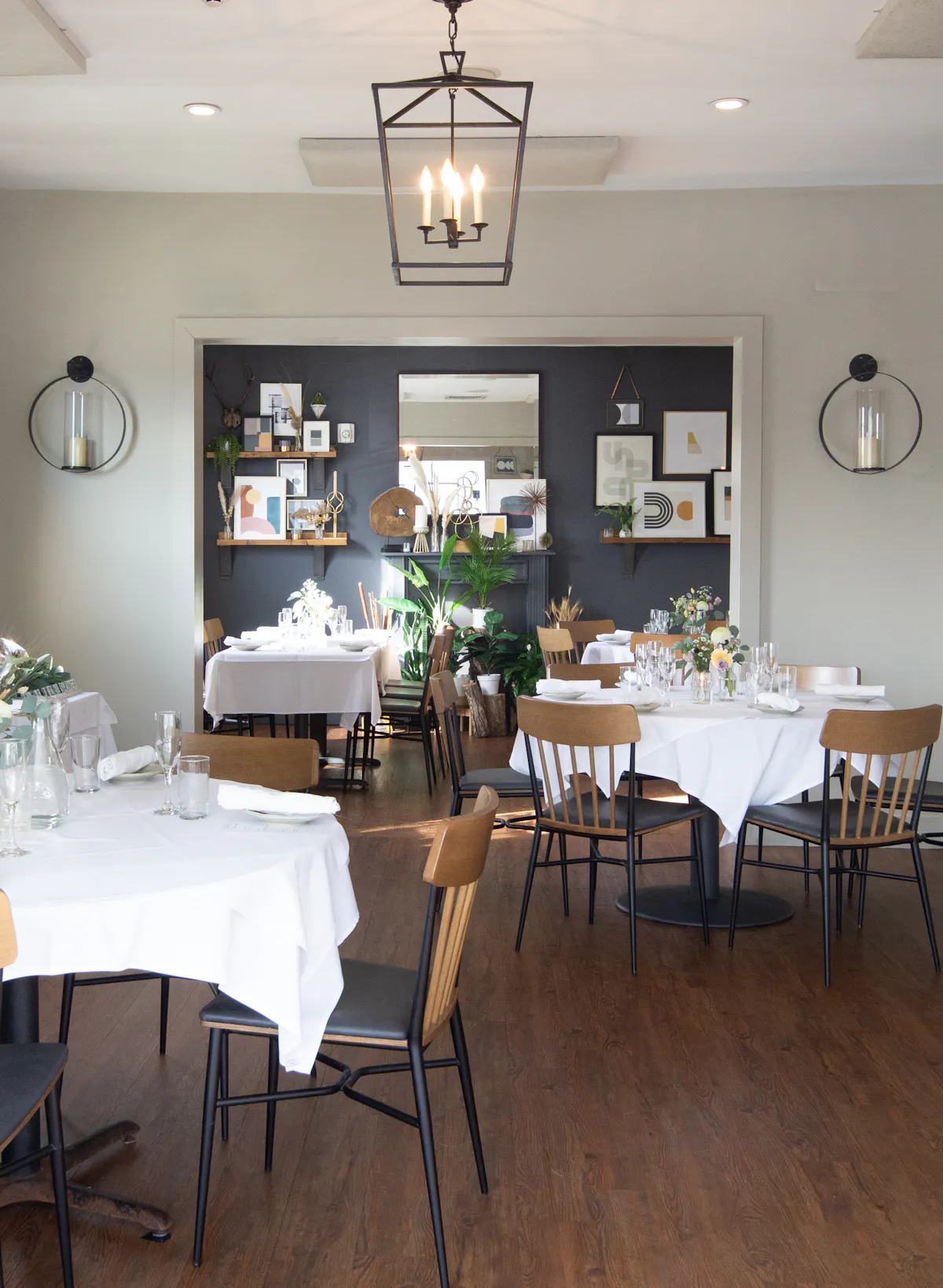 a dining room table