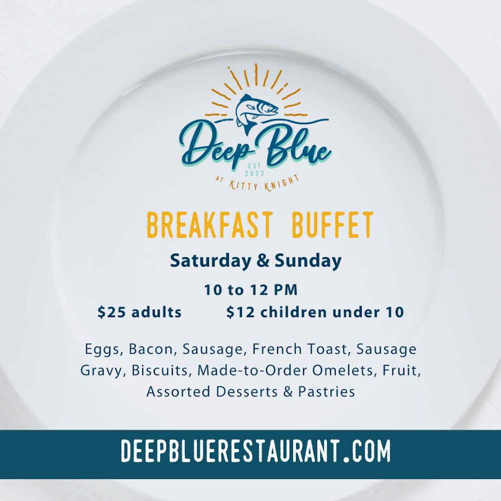 Menus Deep Blue at Kitty Knight in MD