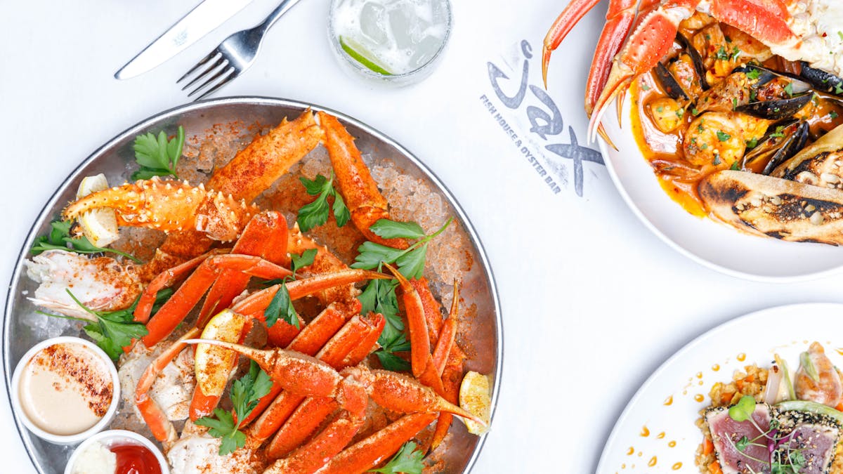 plate with seafood