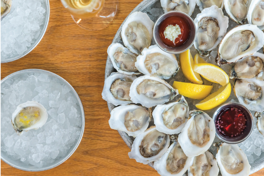 a table topped with plates of food on a plate