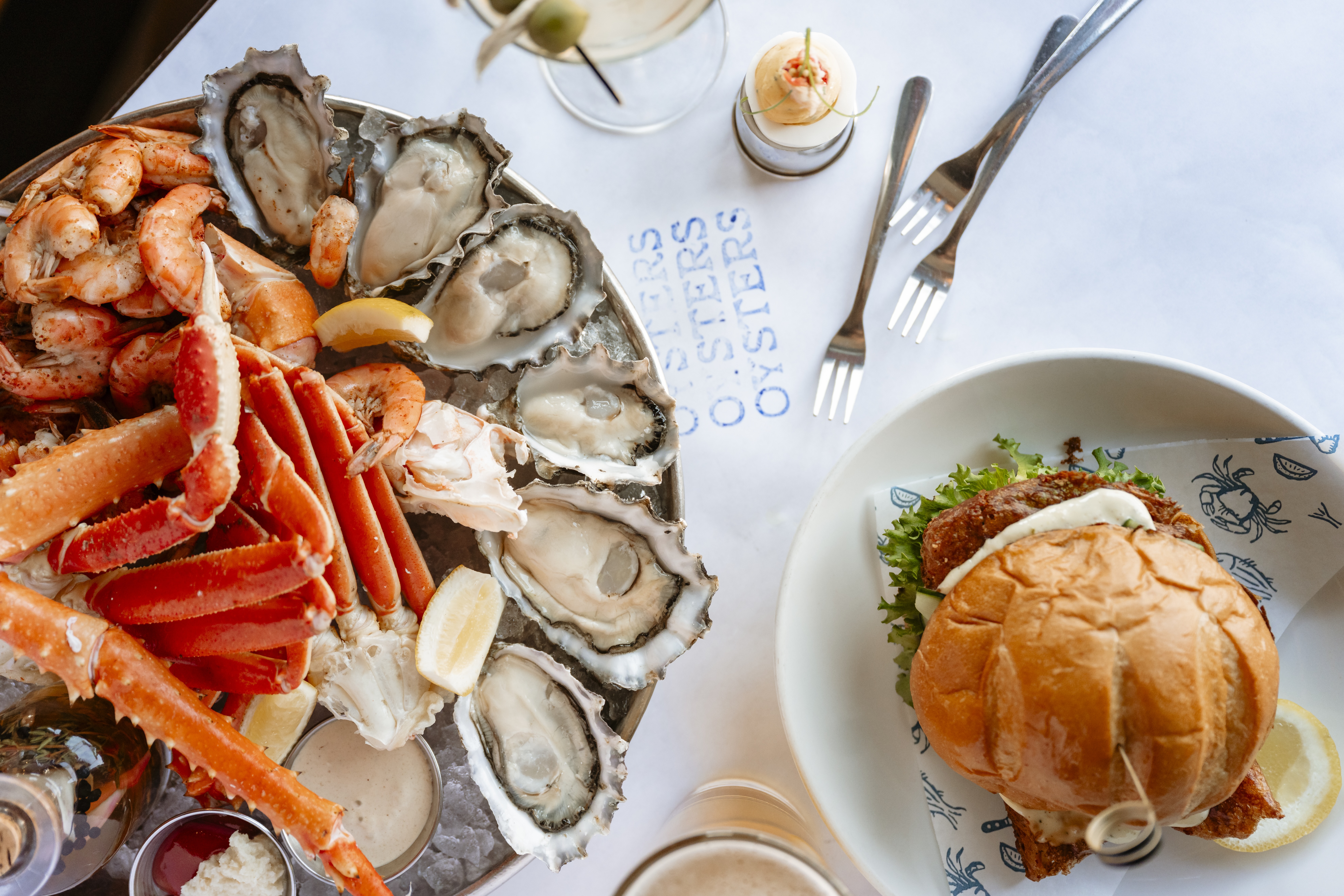 seafood menu options