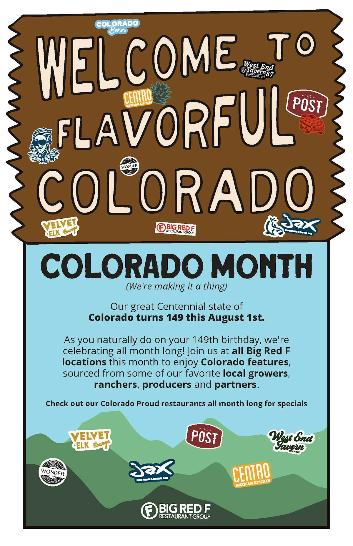 Colorado month at jax fish house and oyster bar