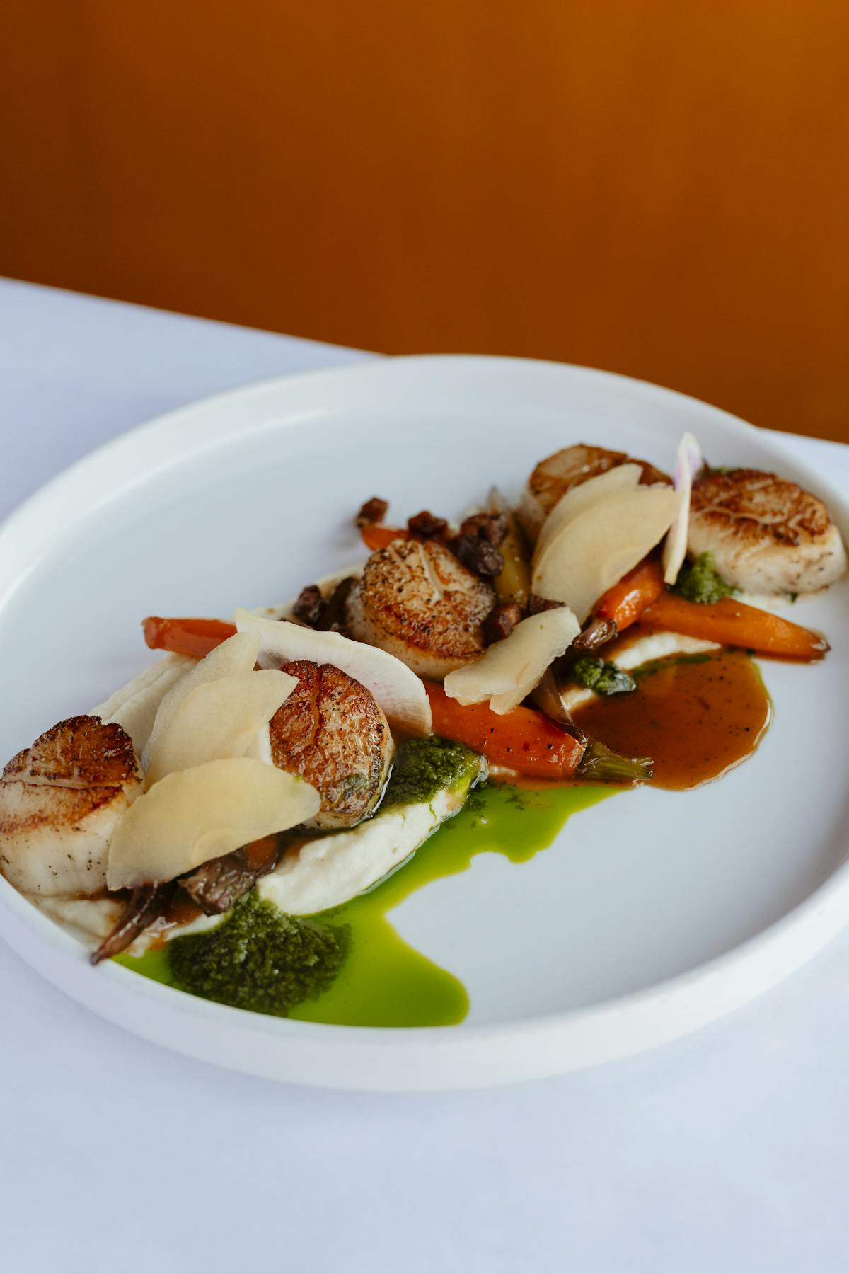 Scallops, Fall season flavors