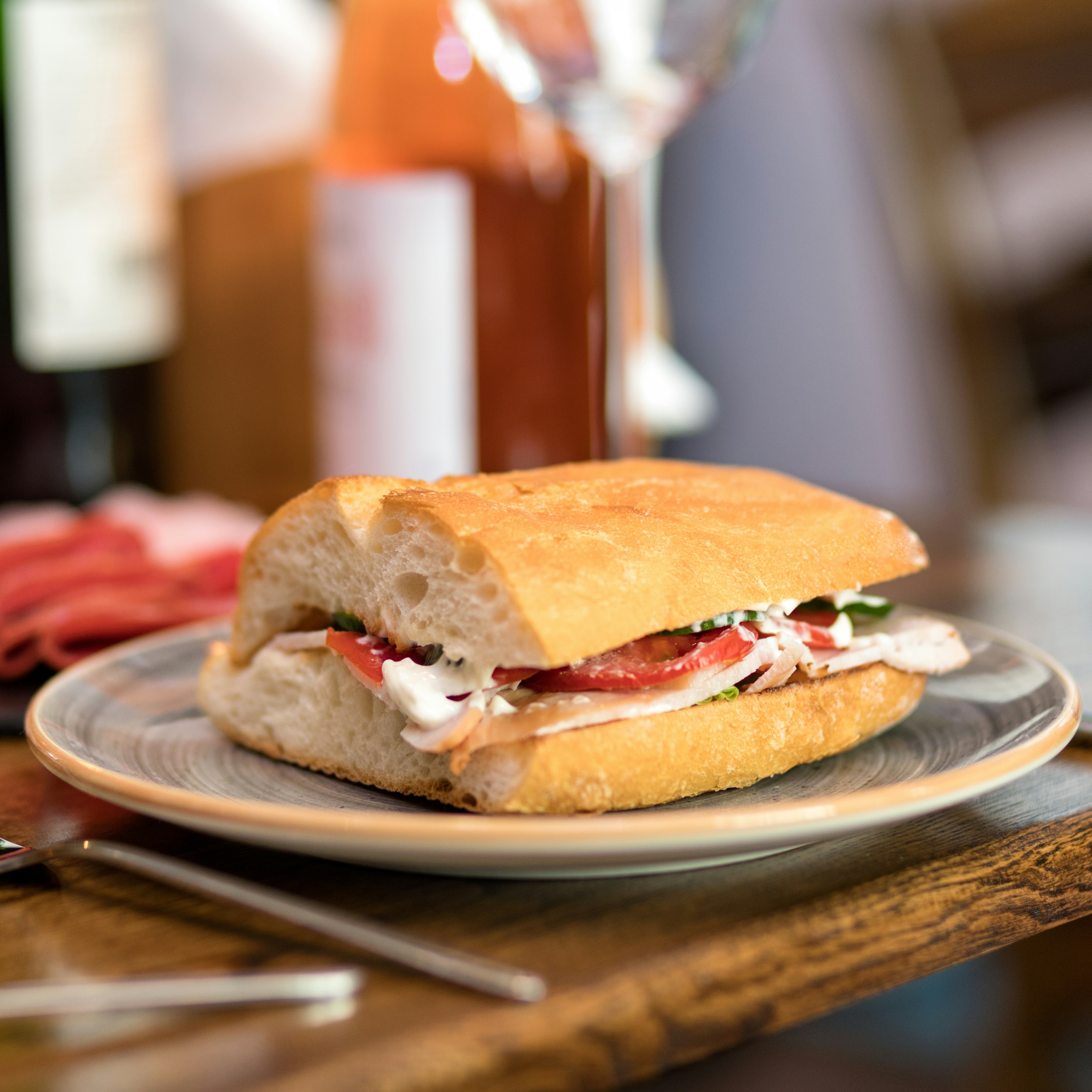 Sandwich at The Tavern Smokehouse