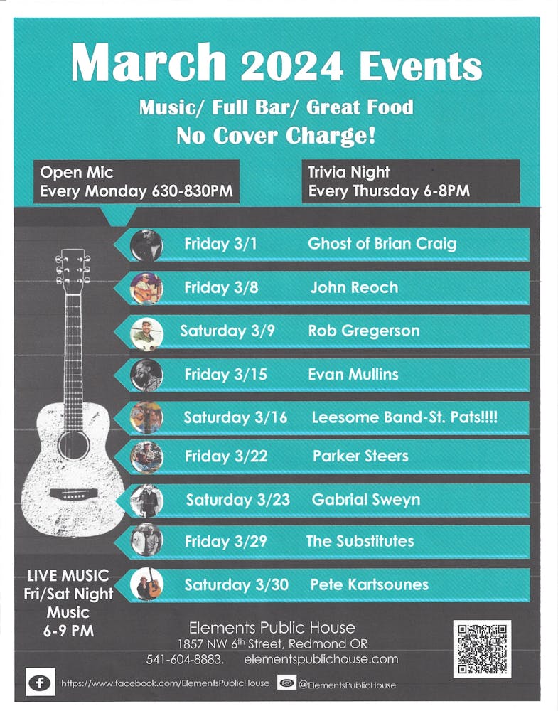 Events Saffron Grill in Redmond, OR