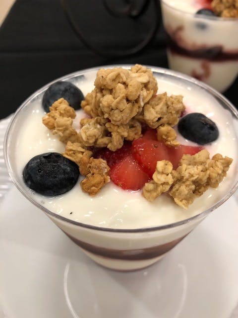 a bowl of food on a plate